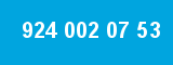 924 002 07 53